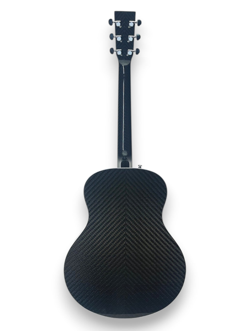 Grand Auditorium Carbon Fiber Acoustic Guitar Back Side Bookmatched Chevron Pattern  - Heritage Series - Professional Performance