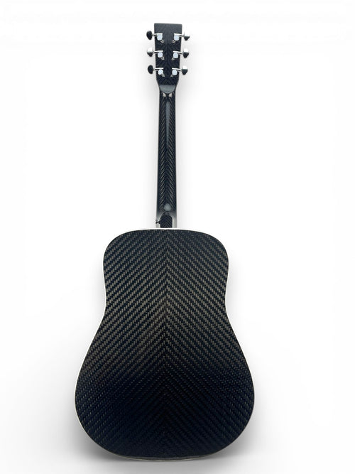 Dreadnought Carbon Fiber Acoustic Guitar Back Side Chevron Pattern V pattern  - Heritage Series - Professional Performance