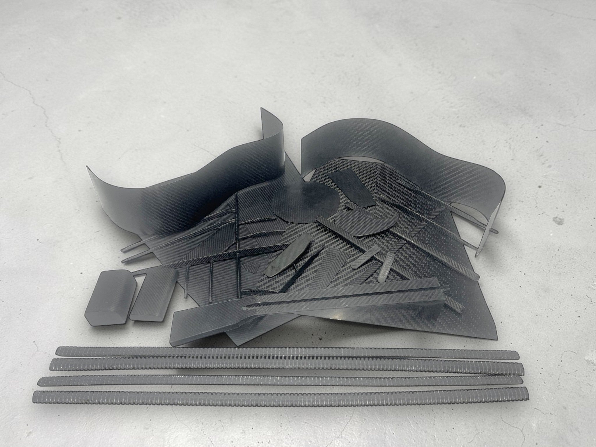 DIY Carbon Fiber Guitar Kit - Dreadnought Cutaway Shape  - Luthier Building Set