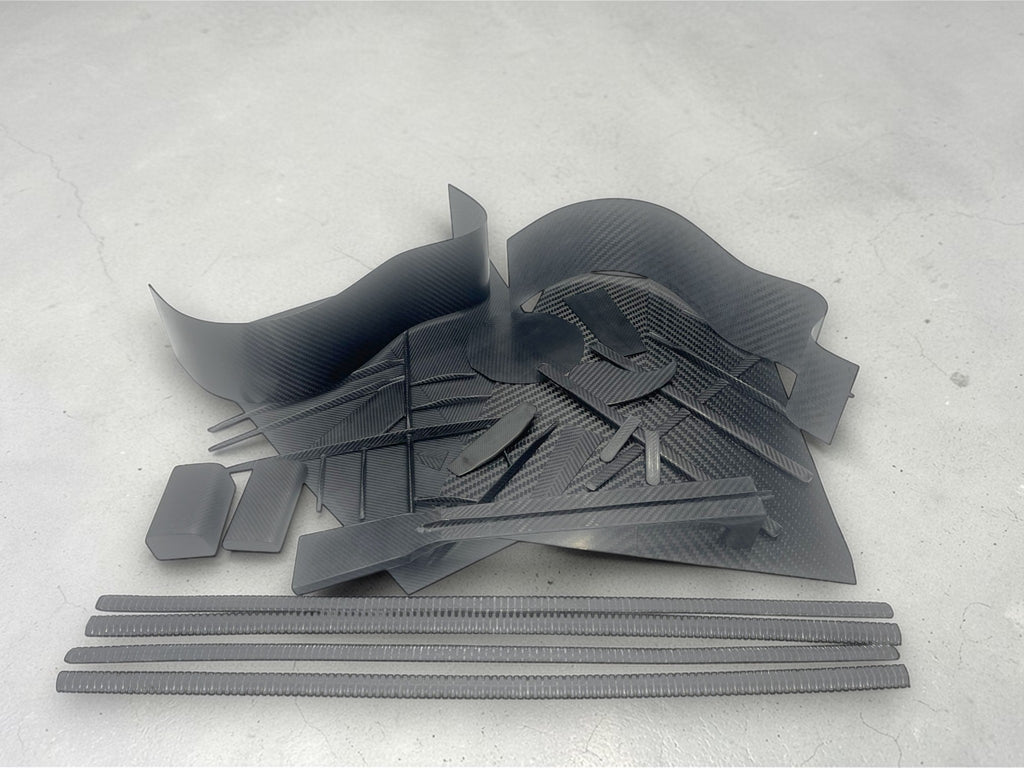 DIY Carbon Fiber Guitar Kit - Dreadnought Cutaway Shape  - Luthier Building Set